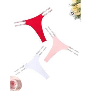 Women's Multi Color Sexy Brazilian Tanga Panties Low Waist Nylon Thong Underwear